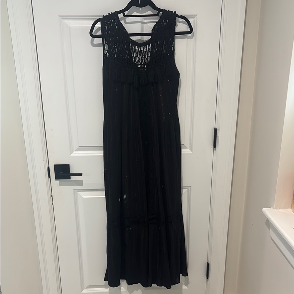 Summer Black Sleeveless Dress